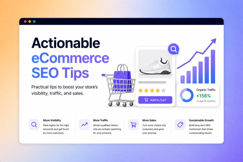 Actionable ecommerce seo tips