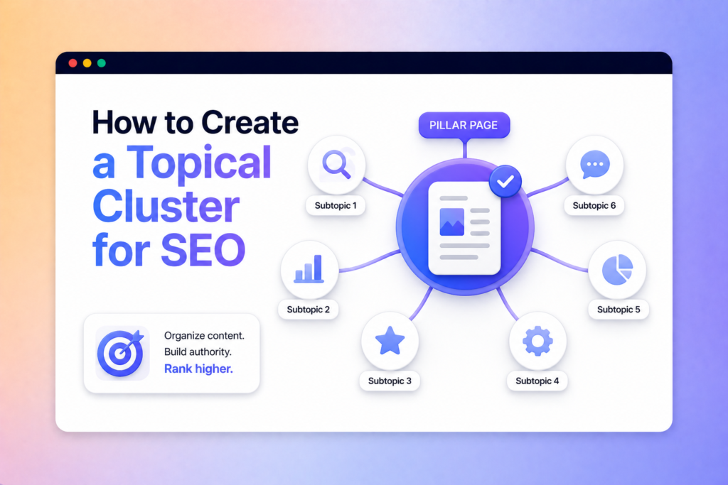 creating a topical cluster for seo
