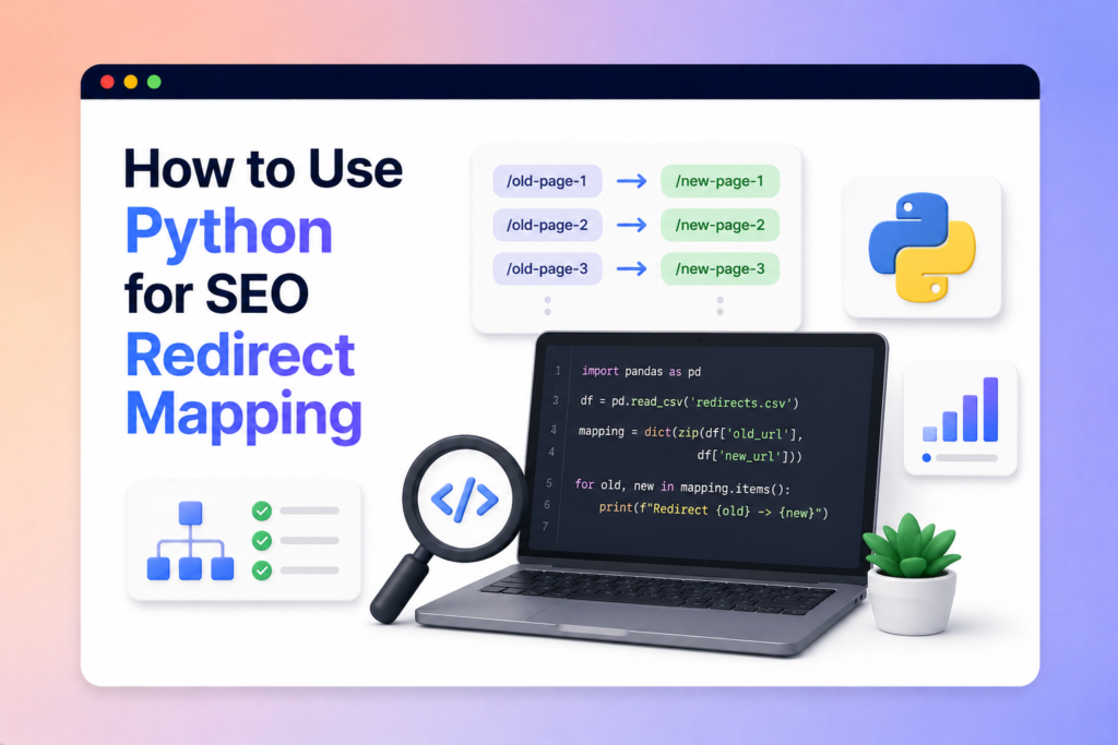 How to use python for seo redirect mapping
